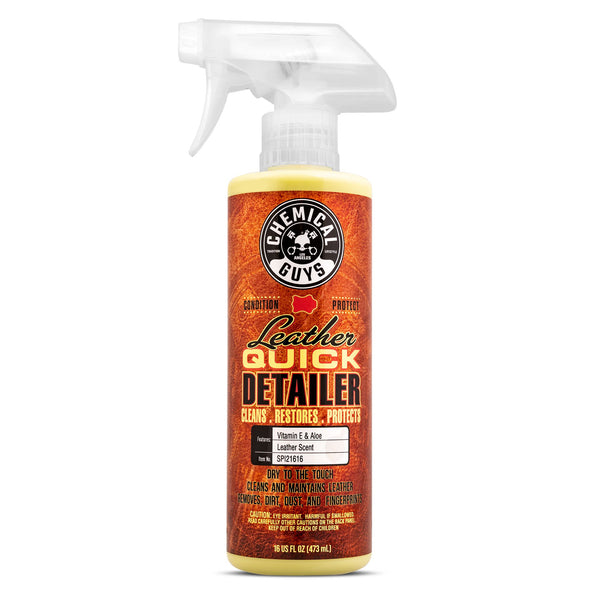 Chemical Guys Leather Quick Detailer Matte Finish Spray, 16 oz