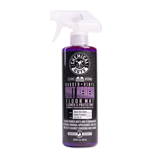 Chemical Guys Mat ReNew Nettoyant et protecteur pour tapis de sol en caoutchouc et vinyle, 473 ml