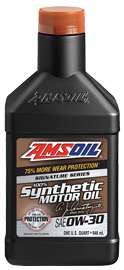 Amsoil Signature Series 0W-30 Synthetic Motor Oil, 946mL