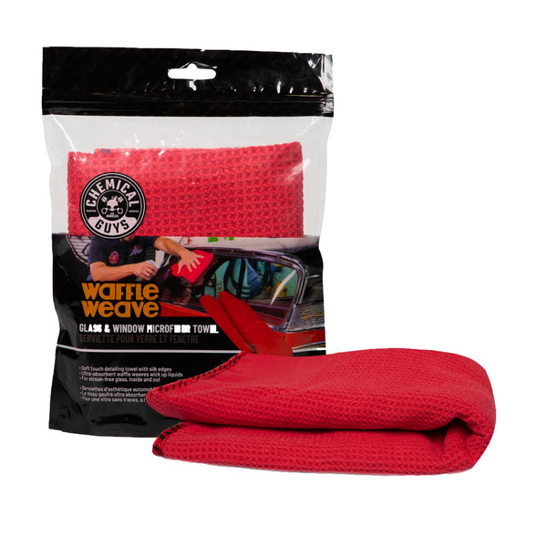Chemical Guys Waffle Weave Glass &amp; Window Microfiber Towel