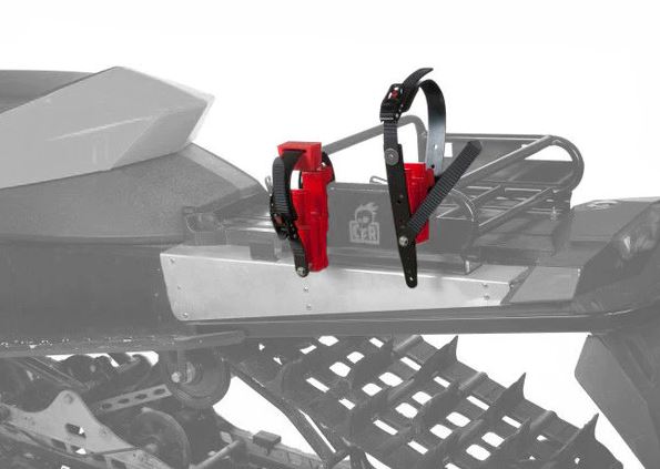 CFR Board-Ski Snowmobile Bracket Kit, Black