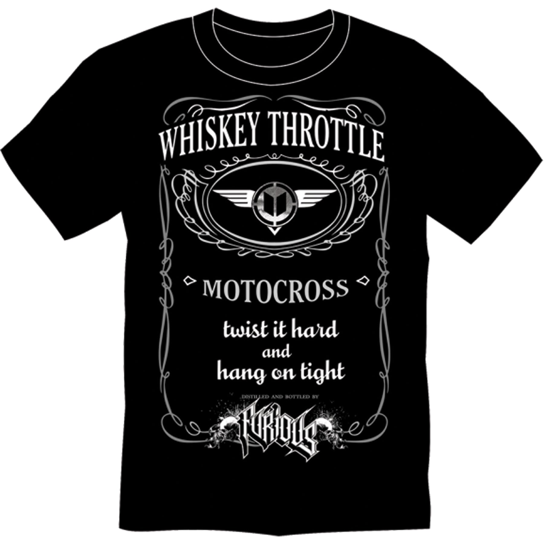 T-shirt à l'effigie du whisky furieux