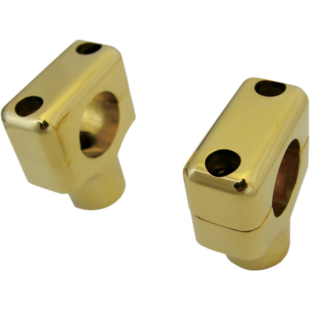 LA Choppers 1.5" Brass Handlebar Risers