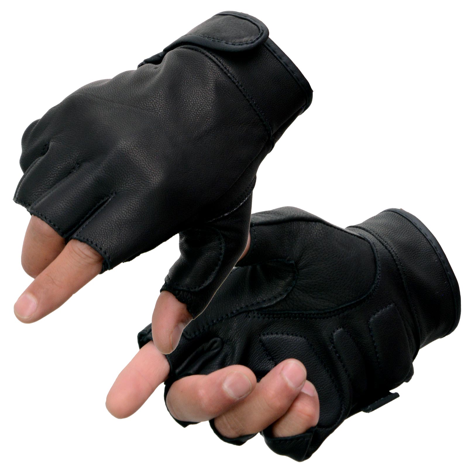 Milwaukee Full Panel Fingerless Gloves with Gel Palm