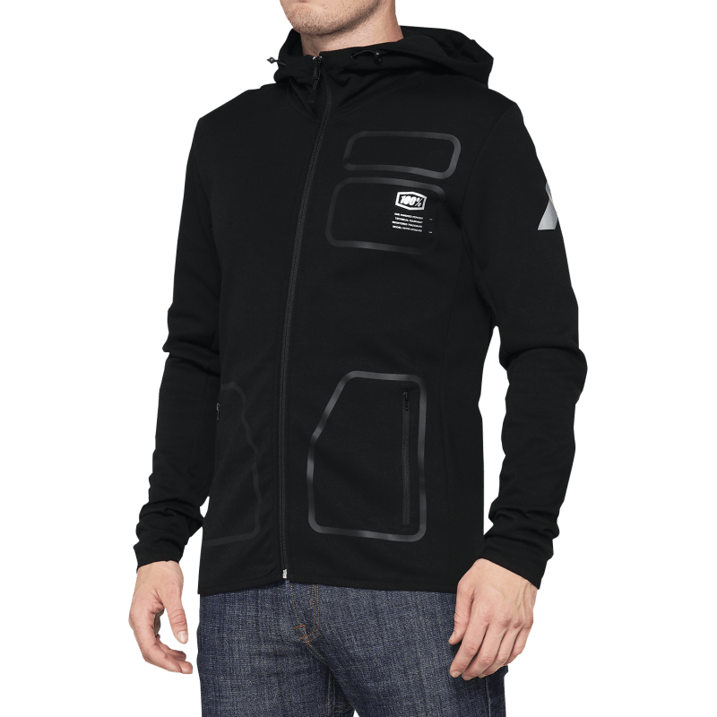 100% Viceroy Tech Fleece Hooded Zip Up