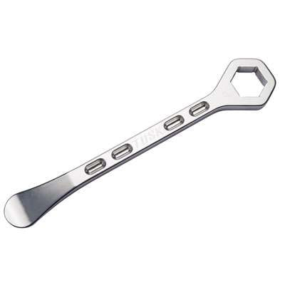 Démonte-pneu en aluminium Tusk avec clé à essieu
