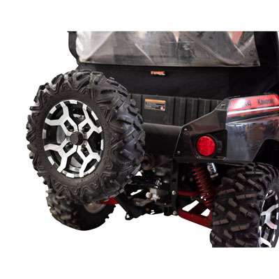 Tusk Hitch Mounted UTV Spare Tire Carrier