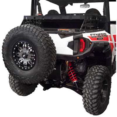 Tusk Hitch Mounted UTV Spare Tire Carrier