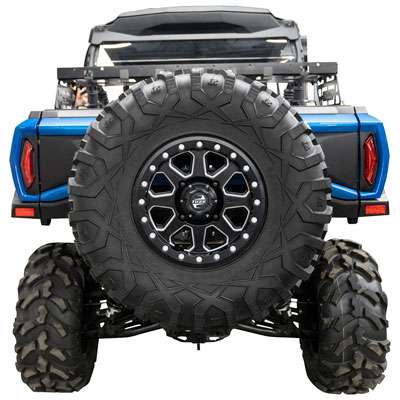 Tusk Hitch Mounted UTV Spare Tire Carrier