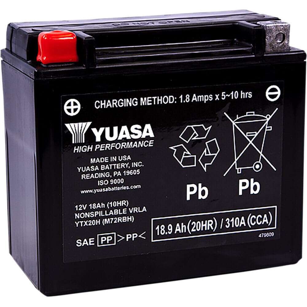 Yuasa Factory Activated High Performance Maintenance Free Battery