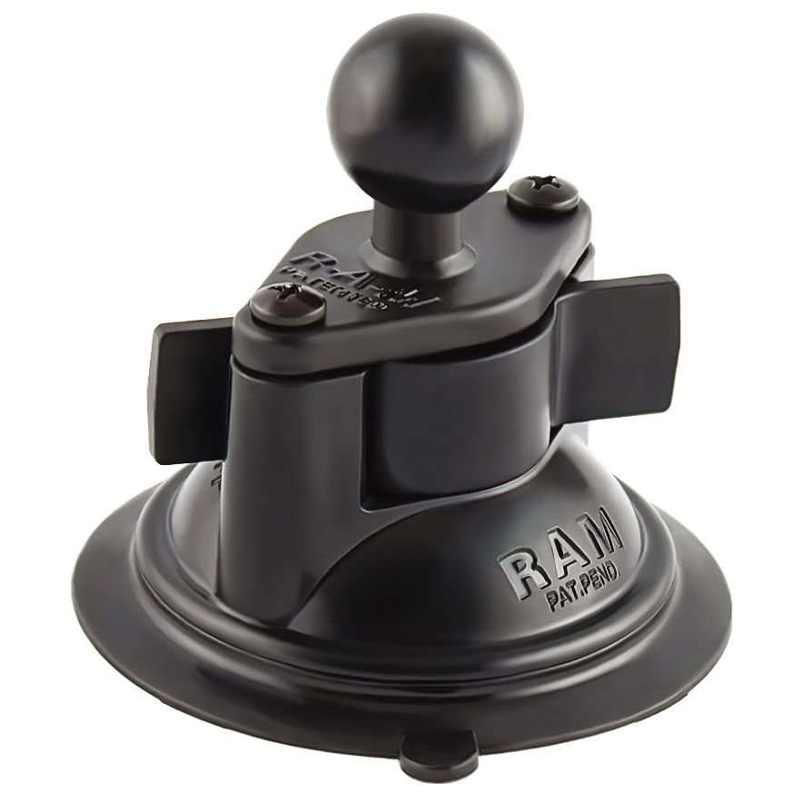 Base à ventouse à verrouillage rotatif RAM Mounts avec boule