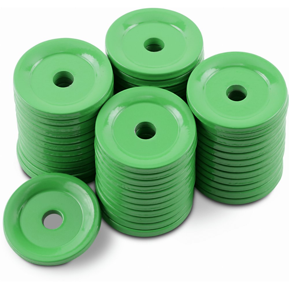 Plaques de support rondes colorées pour motoneige Grand Digger de Woody's - Packs