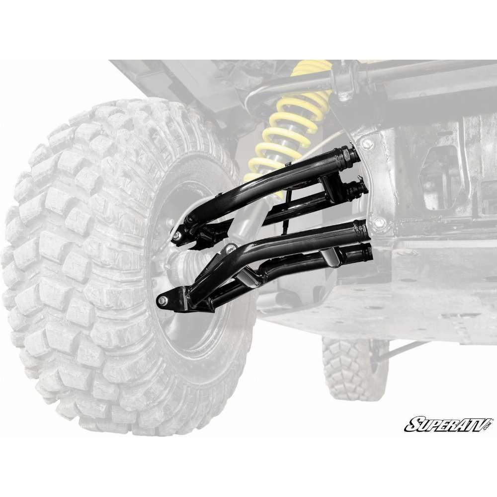 Bras triangulaires arrière décalés de 2 pouces pour SuperATV Can-Am Defender Atlas Pro