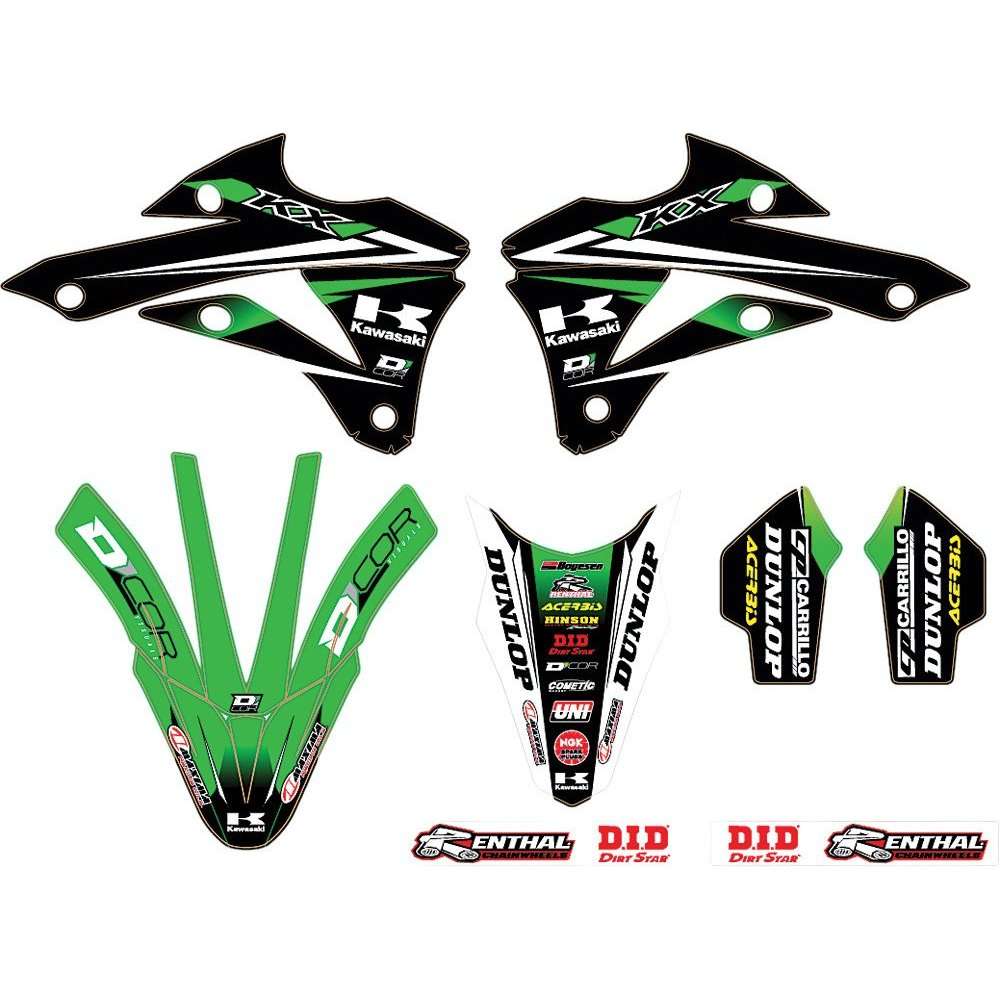 Kits graphiques « Équipe » pour motos tout-terrain D&#39;Cor Visuals