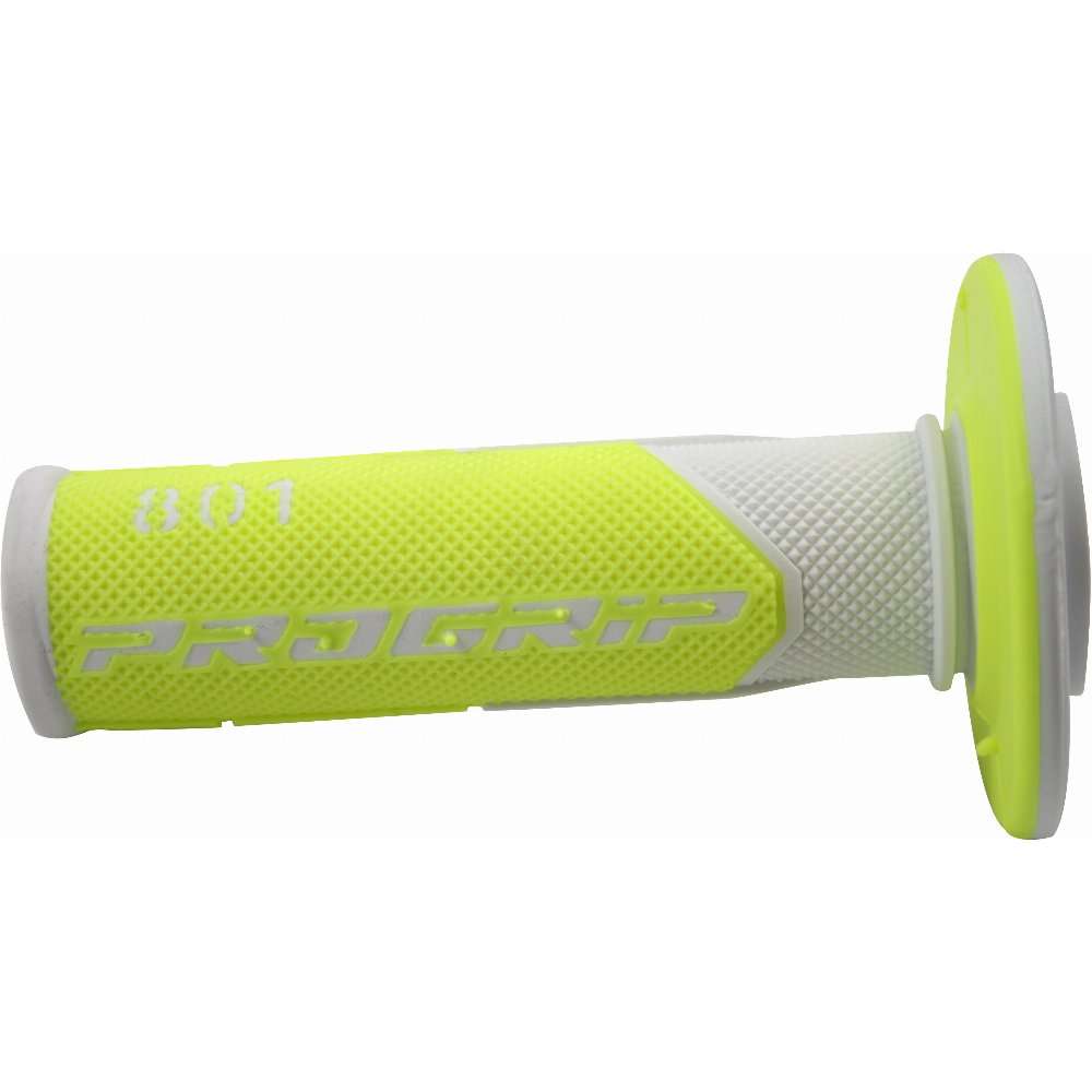Poignées tout-terrain double densité Pro Grip 801 Fluo