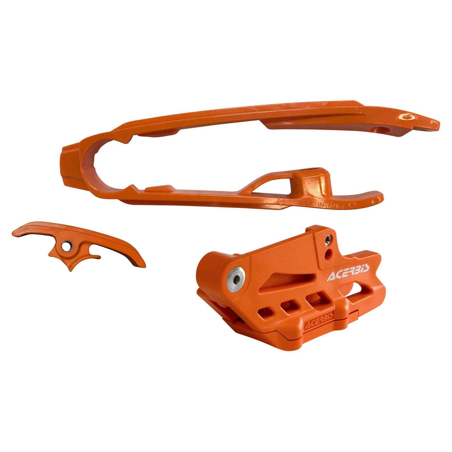 Kit guide-chaîne et curseur Acerbis