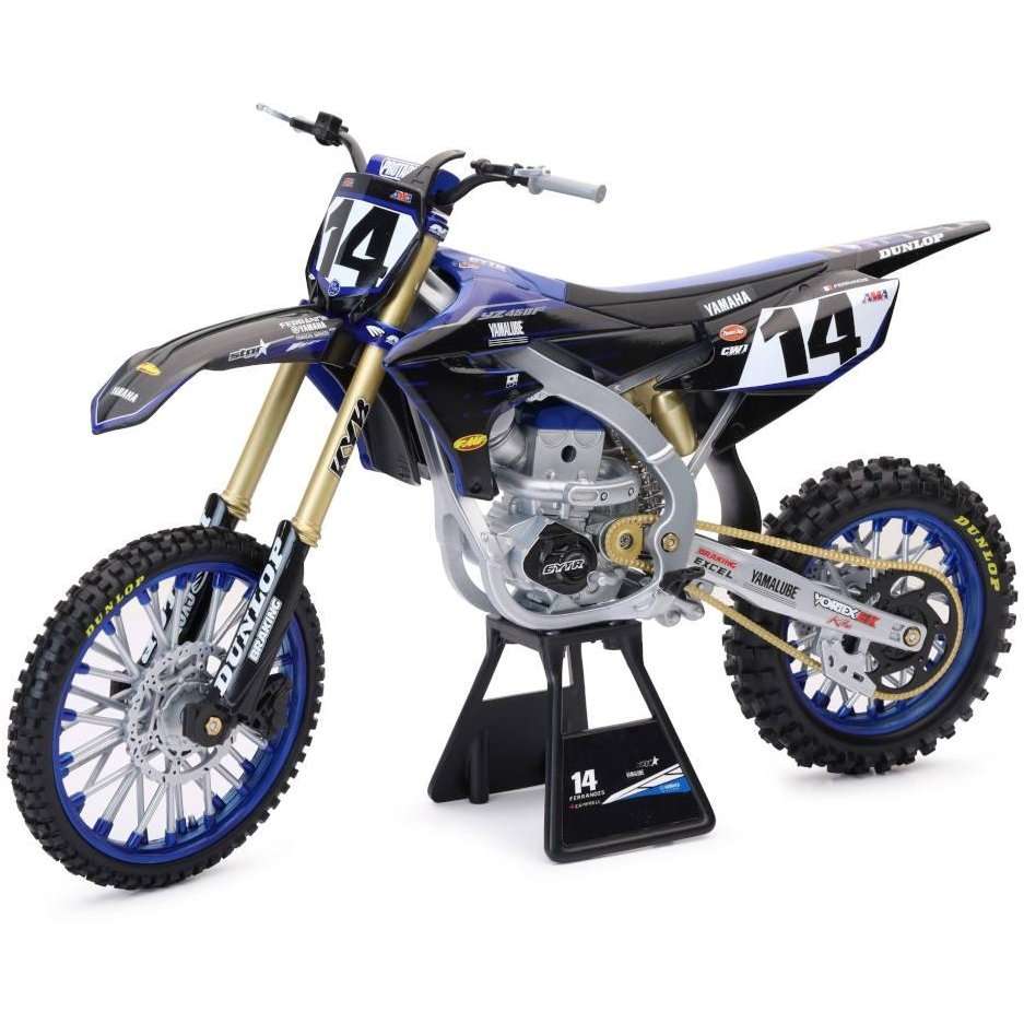 Réplique de moto tout-terrain de l&#39;équipe de course d&#39;usine New-Ray Toys