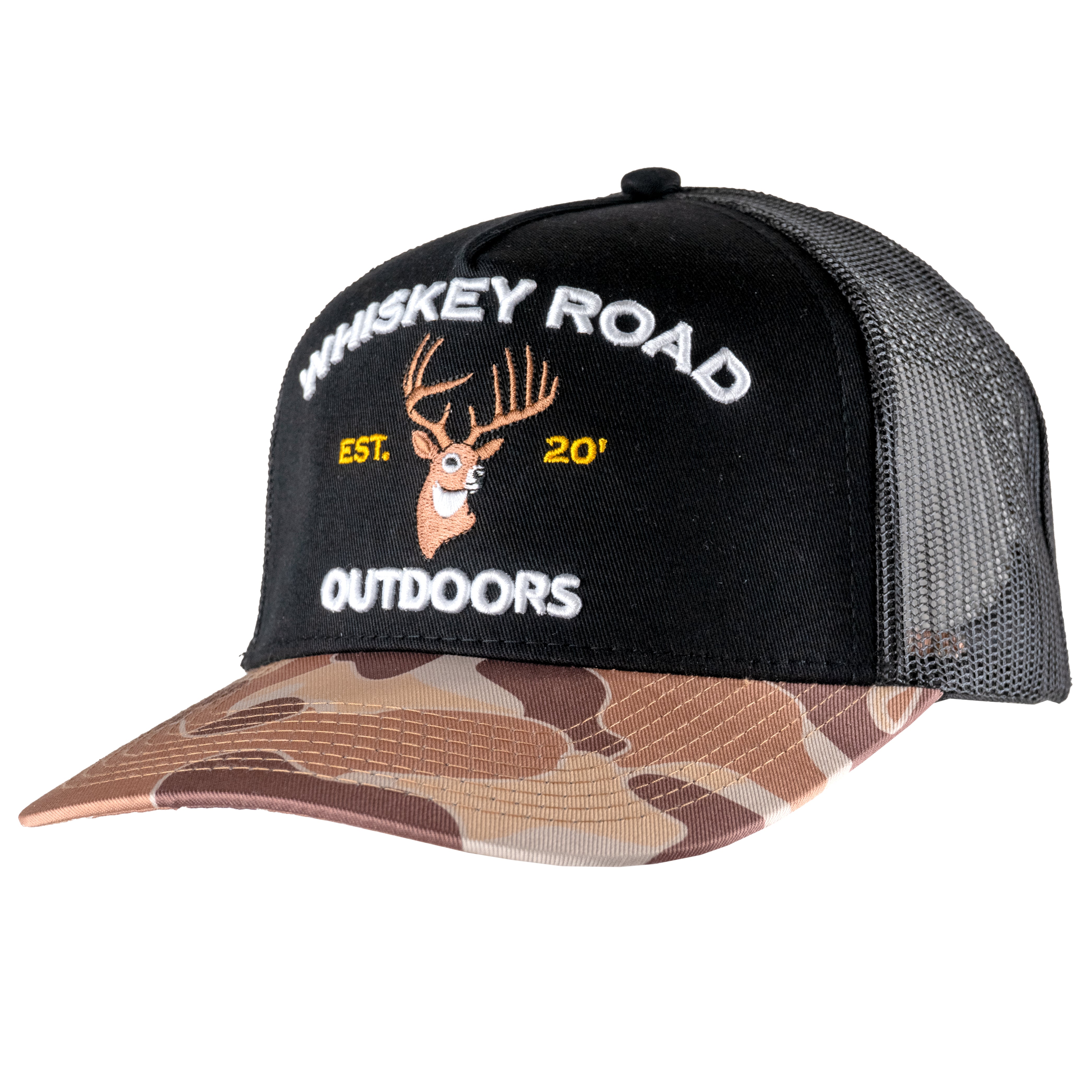 Casquette Buck 7 panneaux de la collection Outdoor de Whiskey Road Inc.