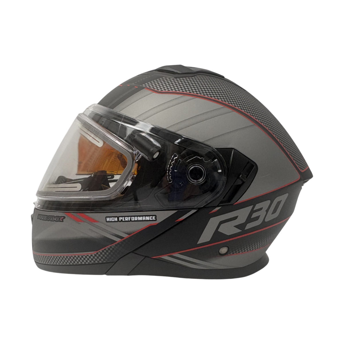 Pro Max R30 Modular Snowmobile Helmet with Electric Lens