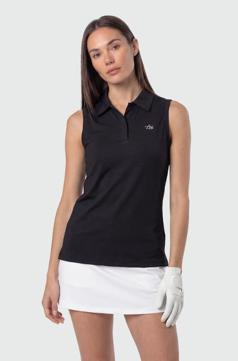 TEAMLTD Women's Sleeveless Par-Tee Polo
