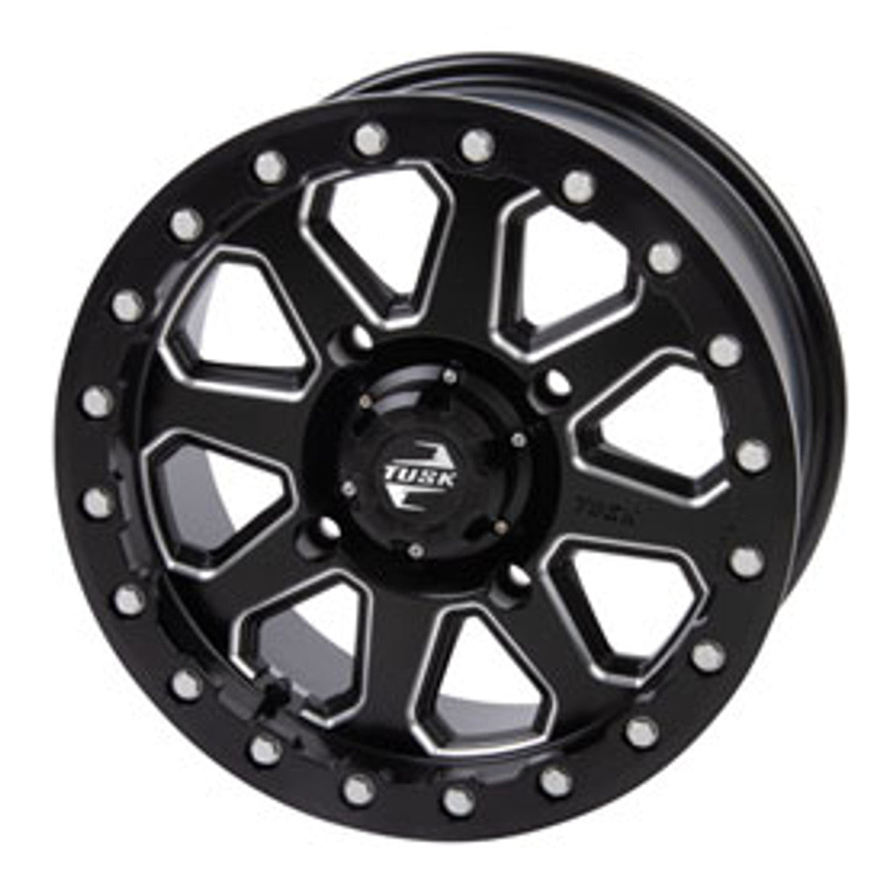 Roue Beadlock Tusk Uinta (noir fraisé)