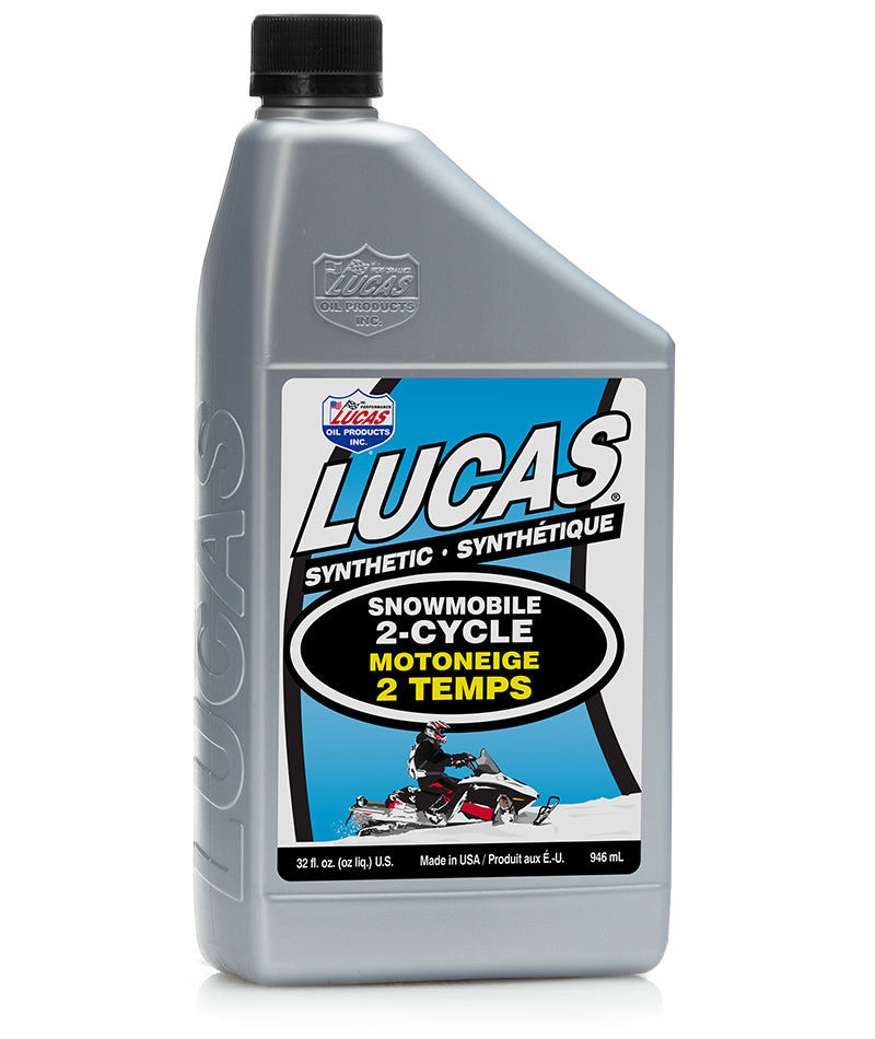 Lucas Oil Synthetic Snowmobile Oil, 1qt/946ml