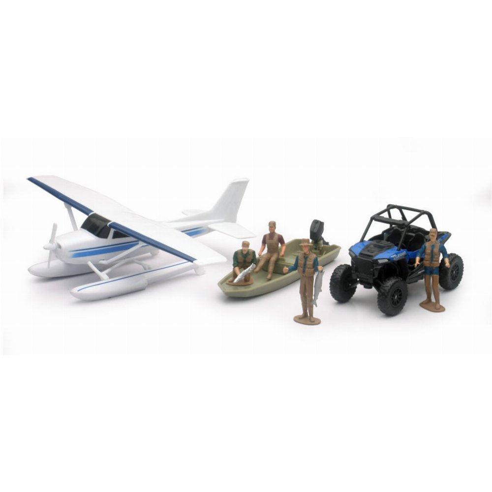 New-Ray Toys Polaris RZR XP1000 w/ Float Plane Set