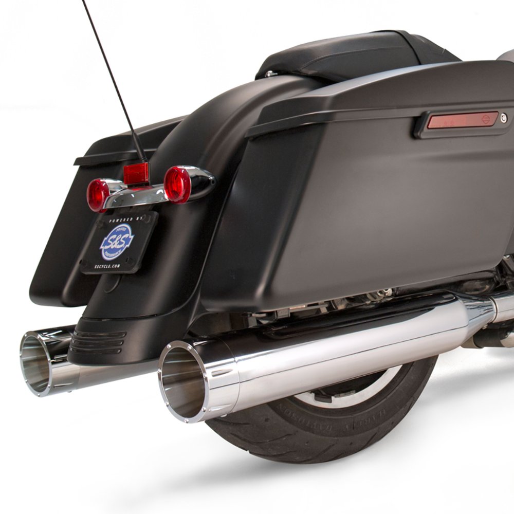 S&amp;S Cycle 4.5" MK45 Slip-On Mufflers For Harley-Davidson