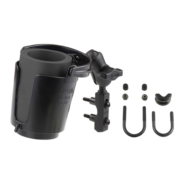 Porte-gobelet RAM Mounts Level Cup 16 oz avec base de réservoir de frein/embrayage