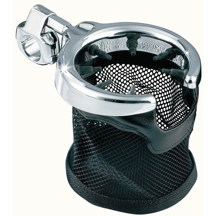 Kuryakyn Motorcycle Drink Holder with Basket