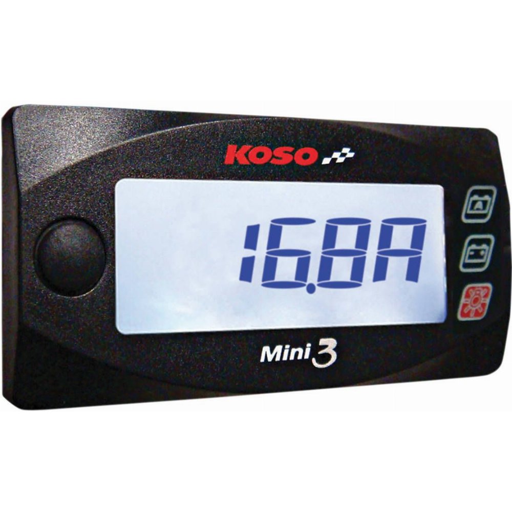 Koso Mini 3 Amp &amp; Volt Meter