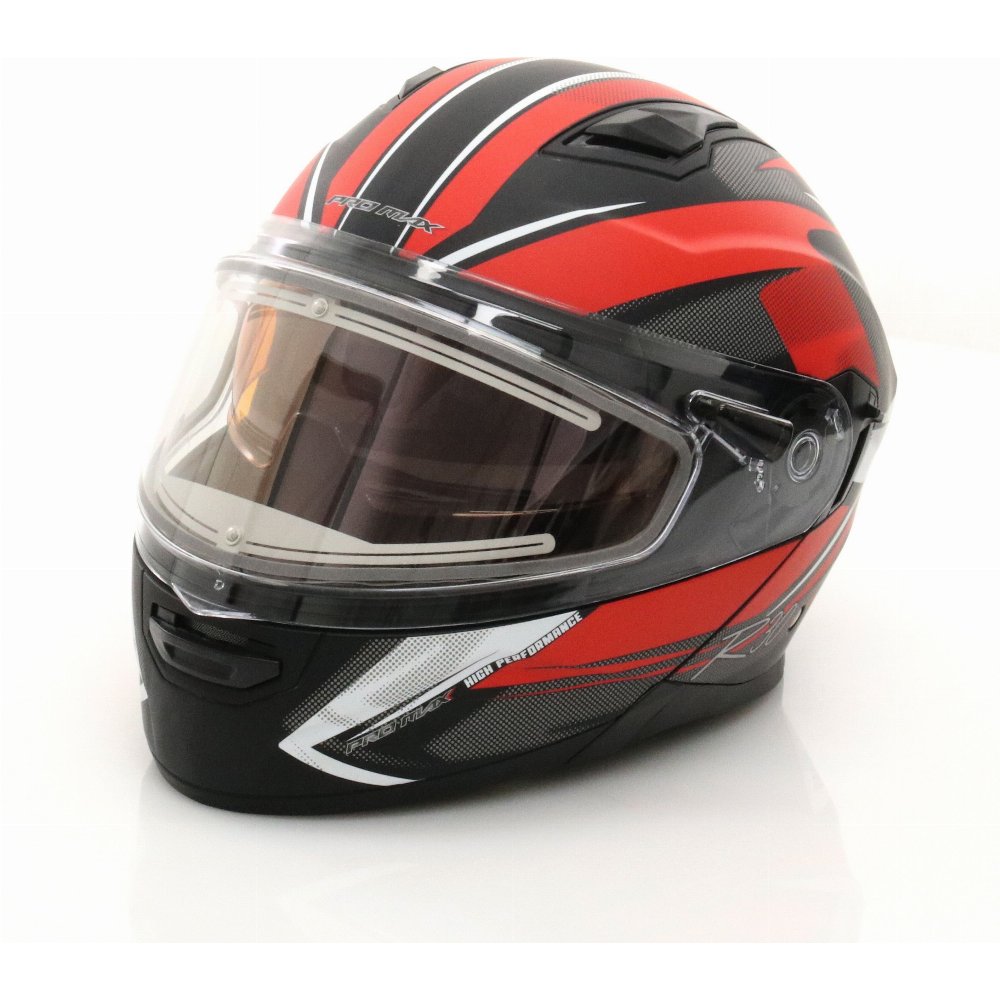 Pro Max R30 Modular Snowmobile Helmet with Electric Lens