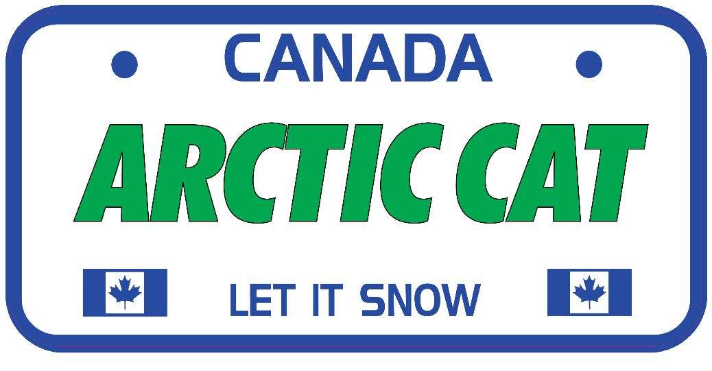 Royal Distributing License Plate Arctic Cat