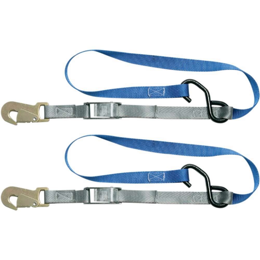 Sangle d&#39;arrimage à boucle à came Steadymate Cinchtite 4 avec mousquetons et boucles souples par Kinedyne