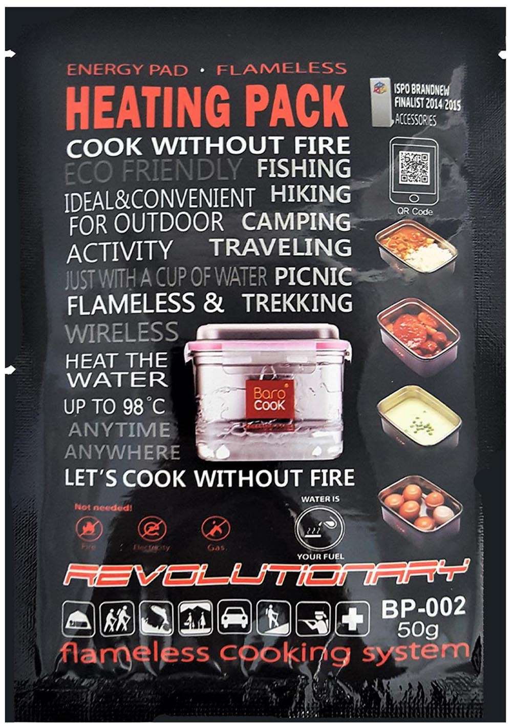 Barocook Baropack Heat Set 50g, 10 Pack (Closeout)