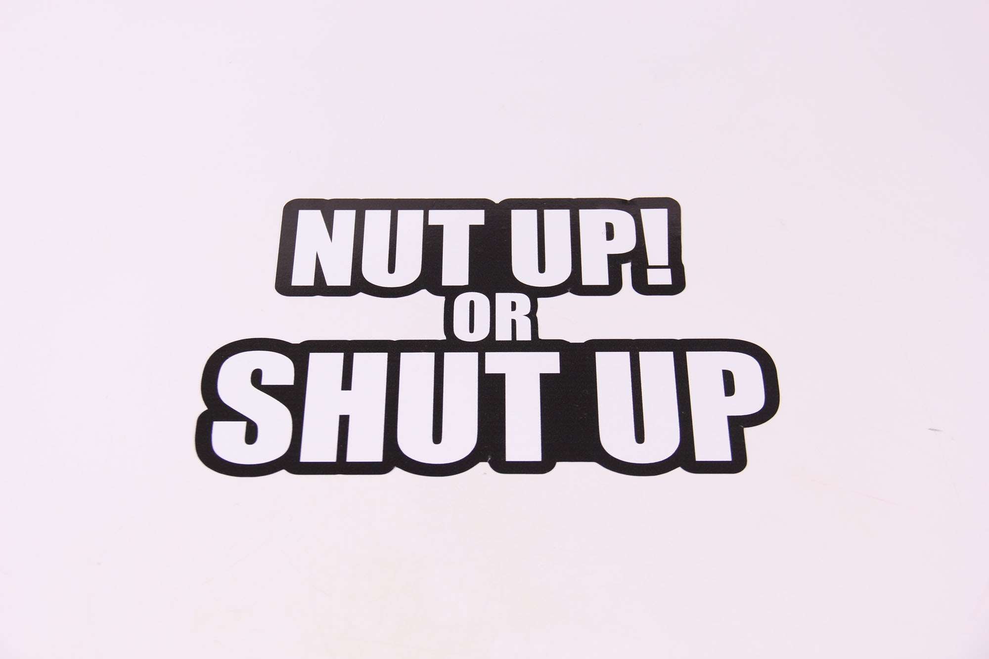 Royal Distributing Sticker Nut Up or Shut Up