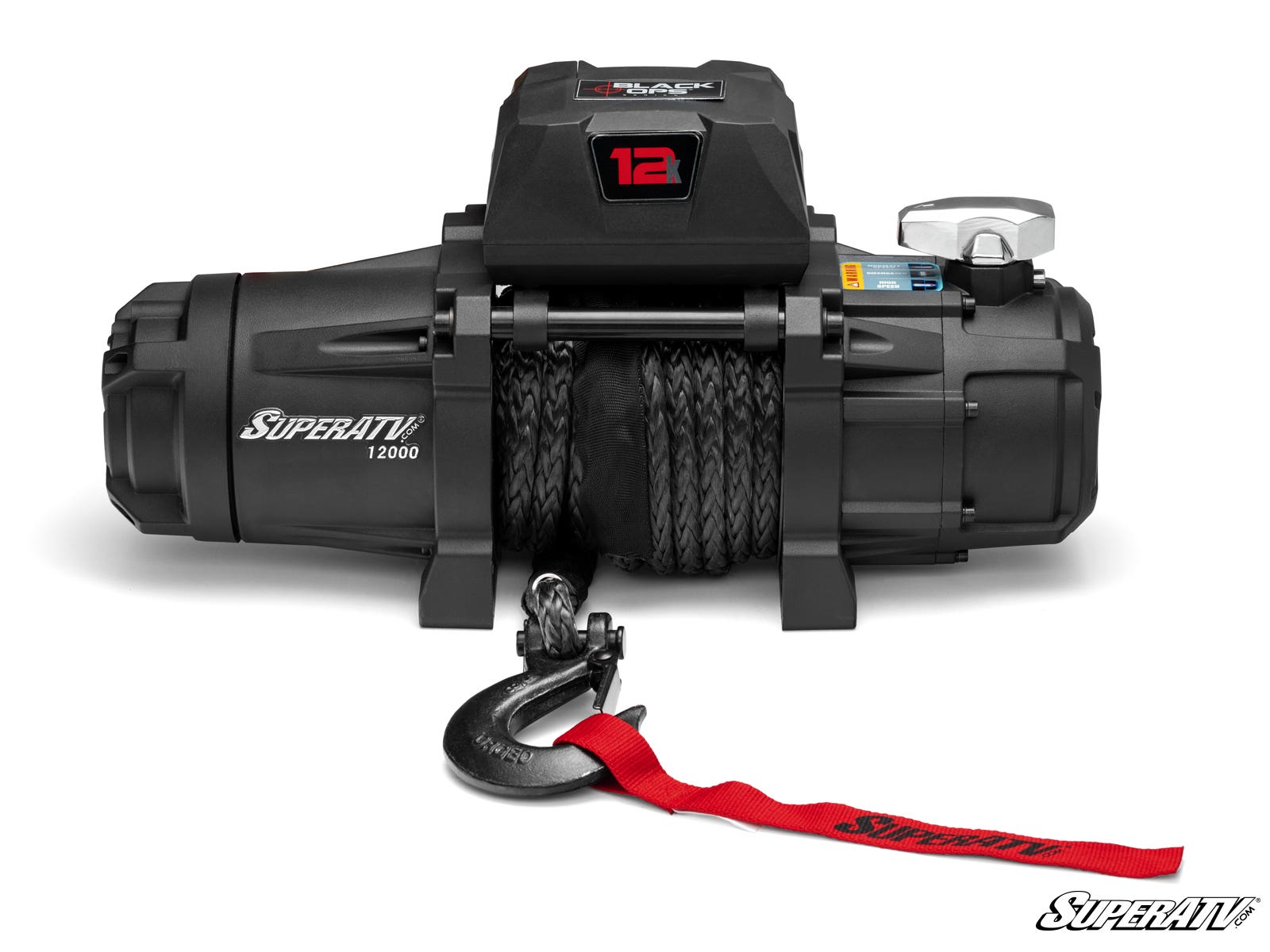 SuperATV Winch Receiver Mount with 12000lbs Winch