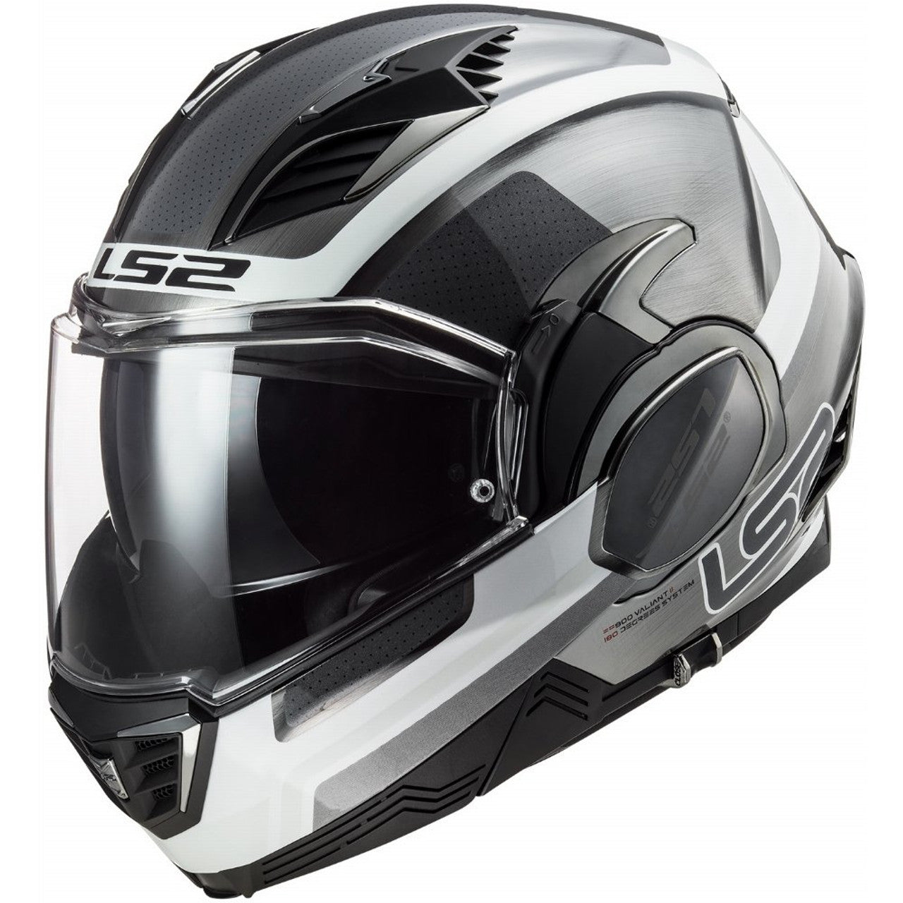 Casque modulaire LS2 Valiant II Orbit (Jeans)