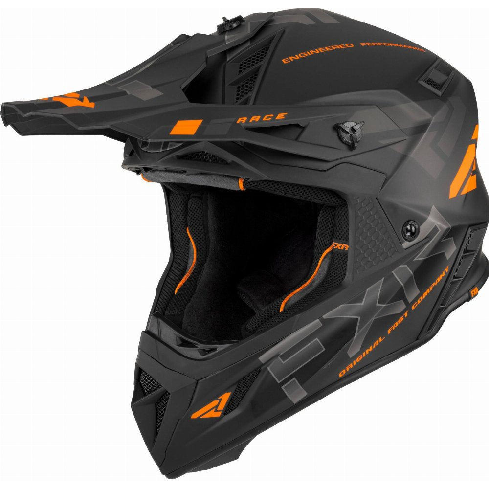 Casque FXR Helium Race Div avec anneau en D