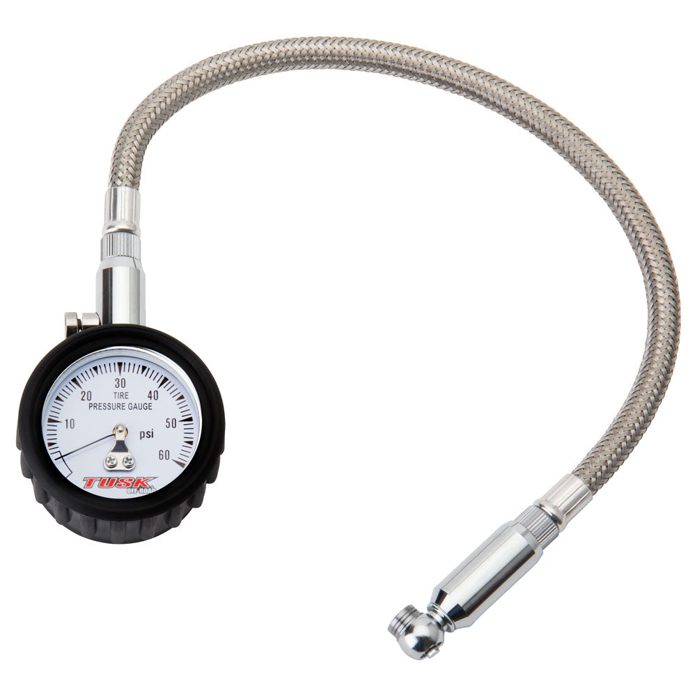 Tusk Pro Caliber Tire Pressure Gauge, 3-60 psi