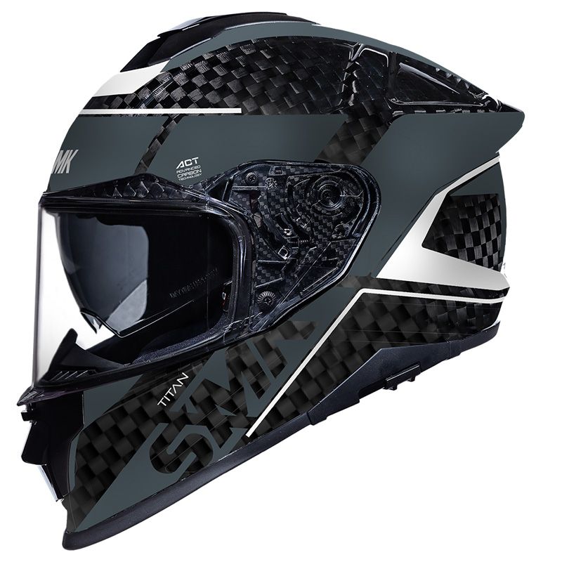 SMK Titan Carbon Nero Full Face Helmet