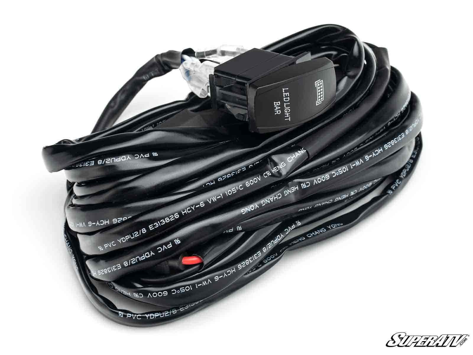 SuperATV Can-Am Maverick X3 12" Shock Tower Light Bar Mount with 12" LED Single Row Light Bar