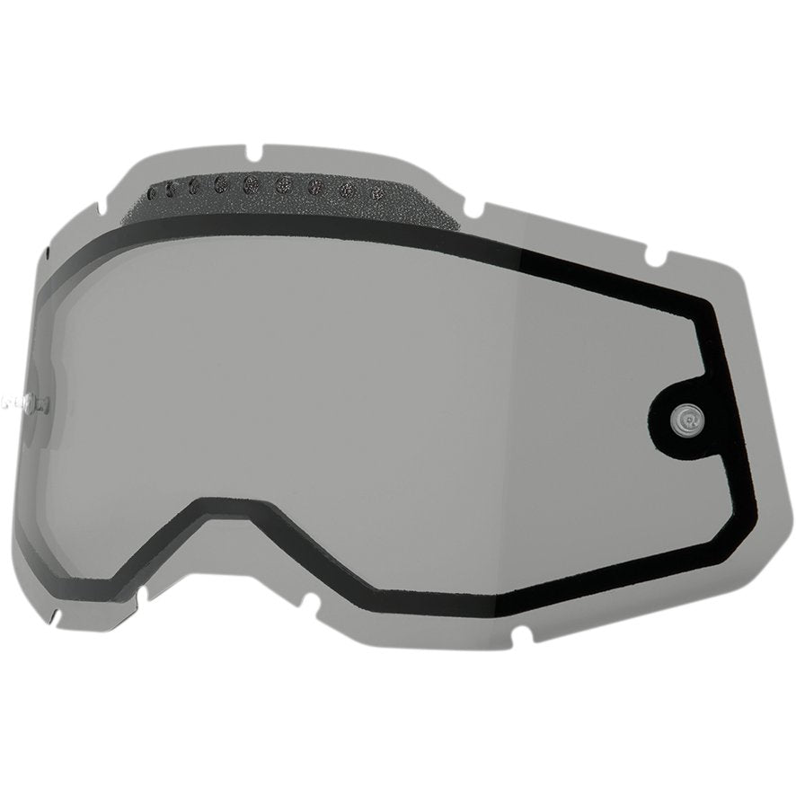 Lentille 100 % double vitrage pour lunettes MX Racecraft 2.0/Accuri 2.0/Strata 2.0