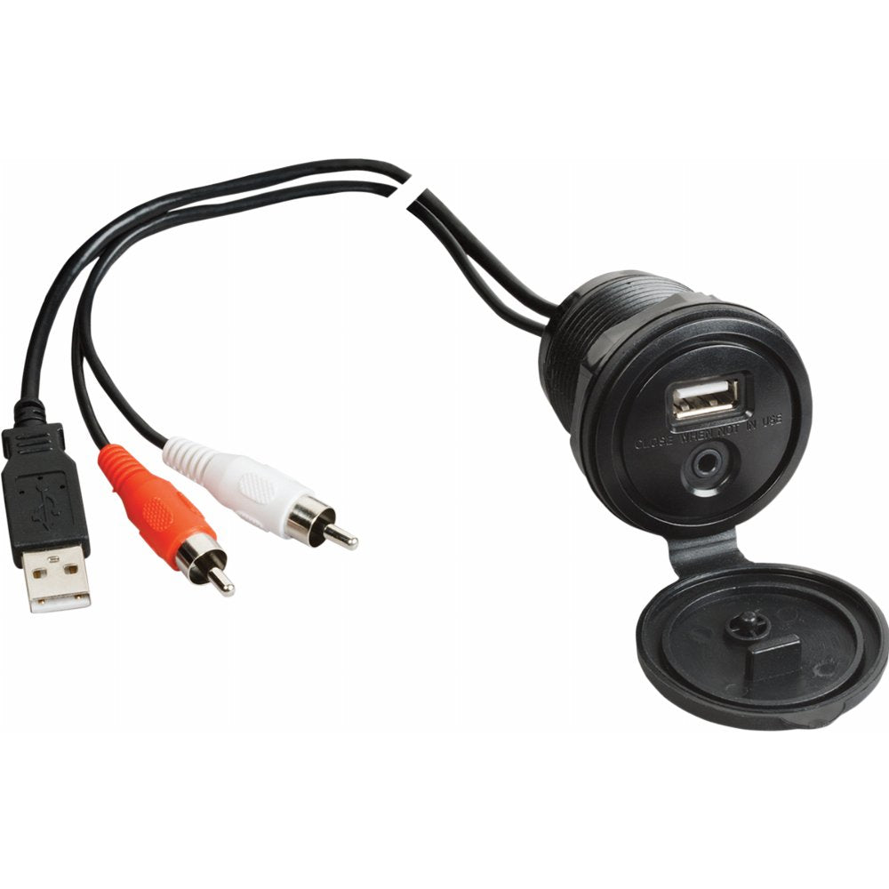 Interface USB Jensen et prise d'entrée auxiliaire 1/8"