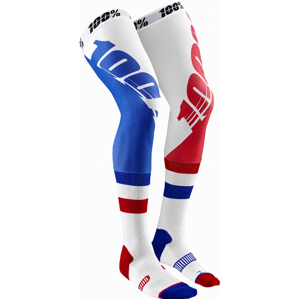 100% Rev Knee Brace Performance Moto Socks