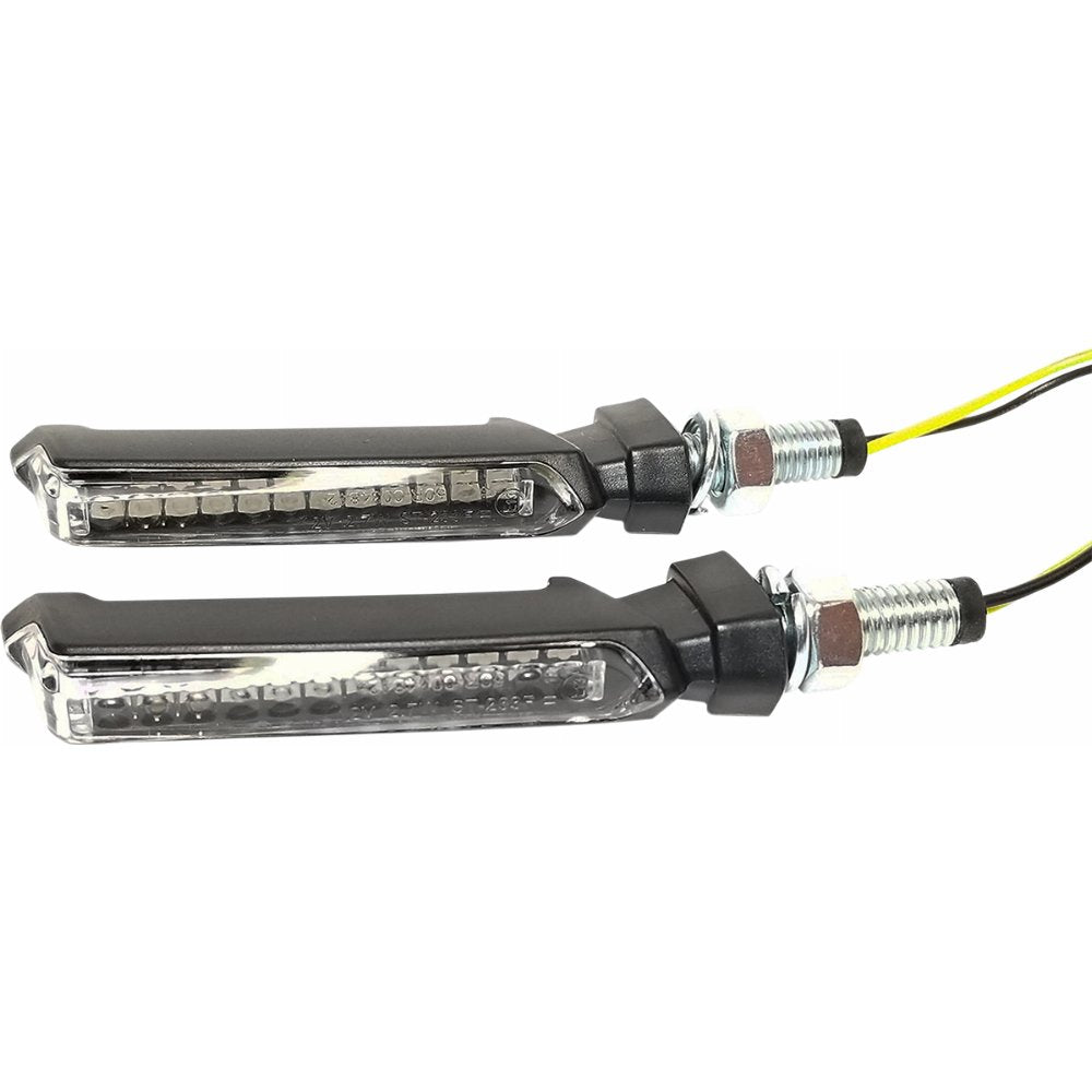 K&amp;S Universal Sequential LED Motorcycle Marker Lights