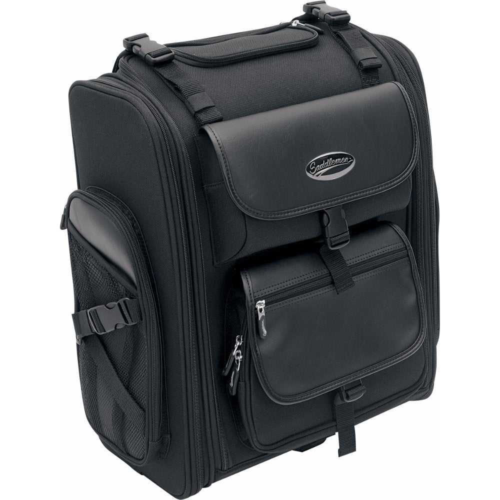 Saddlemen S2200E Expandable Motorcycle Sissy Bar Bag