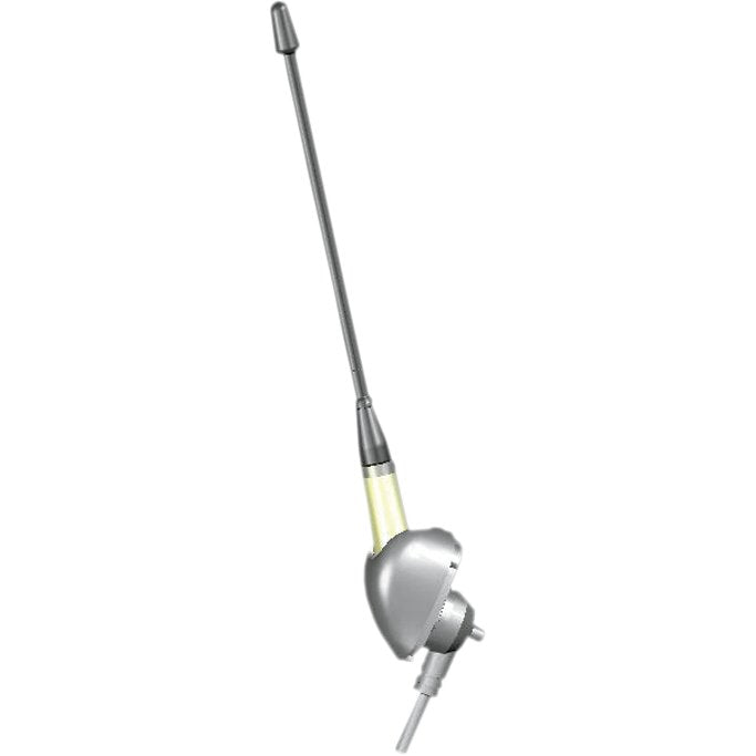 Antenne de mât en caoutchouc universelle robuste Jensen 6" à montage supérieur/latéral