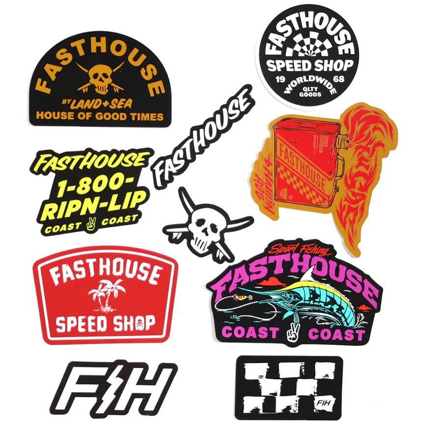 Fasthouse Summer 24 Decal (10 Pack)
