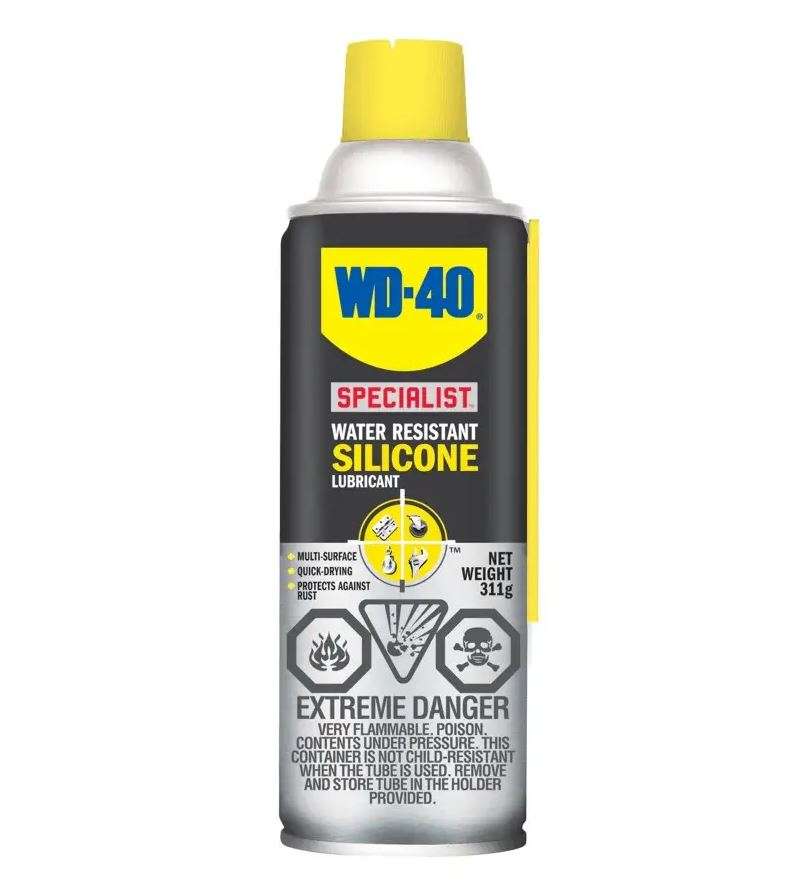 WD-40 Specialist Water Resistant Silicone Lubricant, 311g